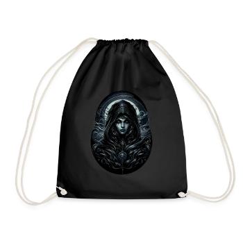 The Keeper of Shadows - Drawstring Bag - black - Front