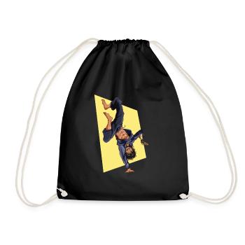 Break Dance - Drawstring Bag - black - Front