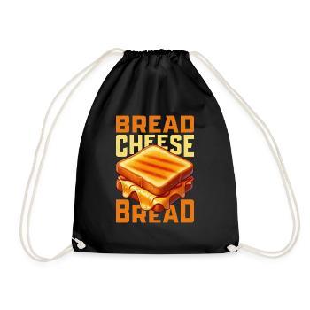 Bread Cheese Bread Grilled Cheese Sandwich - Turnbeutel - Schwarz - Vorne