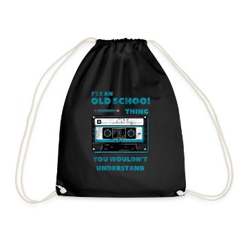 Old School Vibes – Vous ne comprendrez pas cela ! - Sac de sport léger - noir - Devant