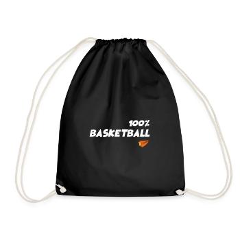 BasketBall 100% - Sac de sport léger - noir - Devant