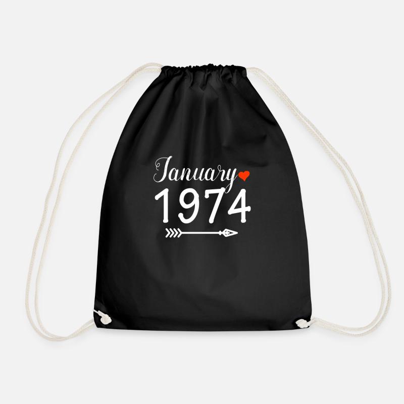 Januar 1974 - Turnbeutel - Schwarz