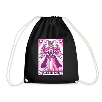 Carte Viking Maman Valkyrie - Sac de sport léger - noir - Devant