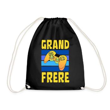 Futur Grand Frère Gamer - Sac de sport léger - noir - Devant