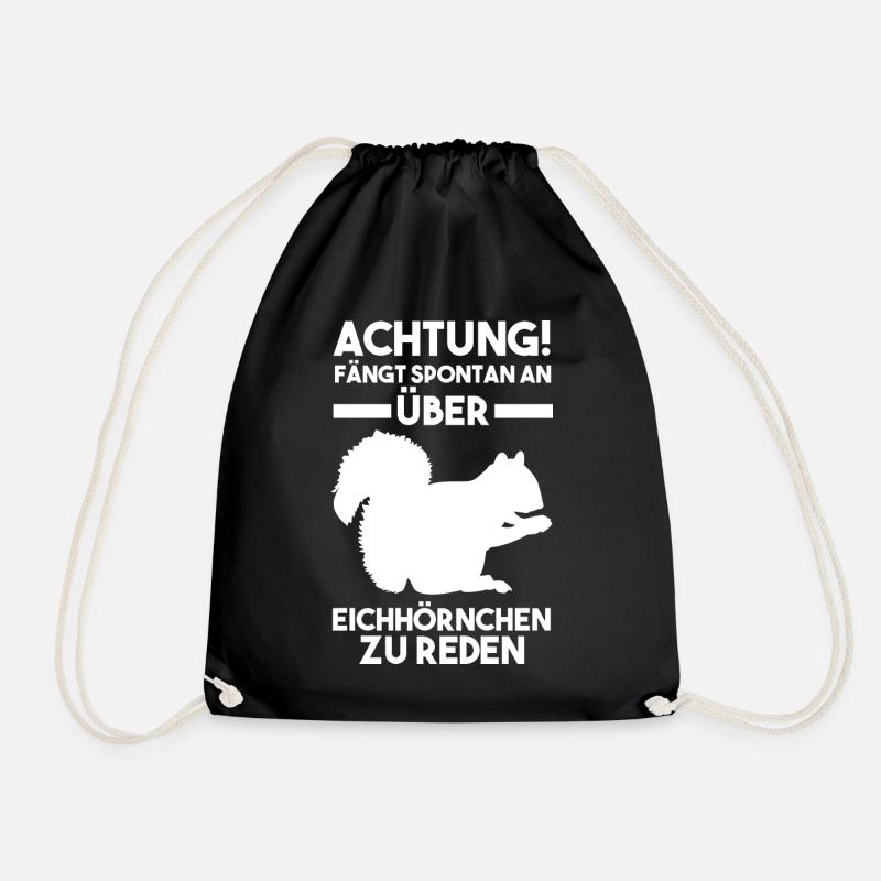 Erdmännchen - Turnbeutel - Schwarz
