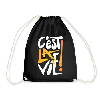 C'est la vie ! Only One Place - Sac de sport léger - noir - Devant