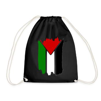 free palestine - Sac de sport léger - noir - Devant