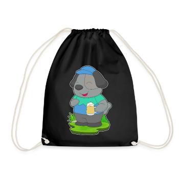 Bière pour chien - Sac de sport léger - noir - Devant
