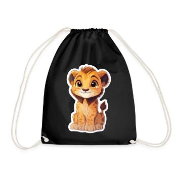 Lion - Sac de sport léger - noir - Devant