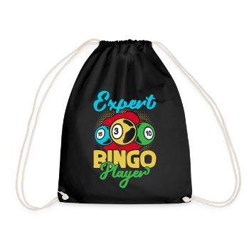 Jeu de bingo Expert Joueur Bingo - Sac de sport léger - noir - Devant