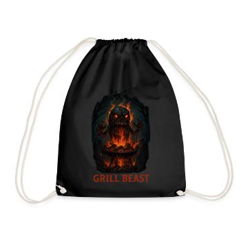 Bête du Grill - Sac de sport léger - noir - Devant