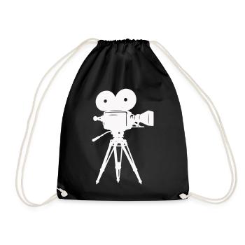 Caméra à pellicule Caméra - Sac de sport léger - noir - Devant