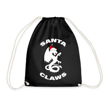 GRIFFES DU PÈRE NOËL - Sac de sport léger - noir - Devant