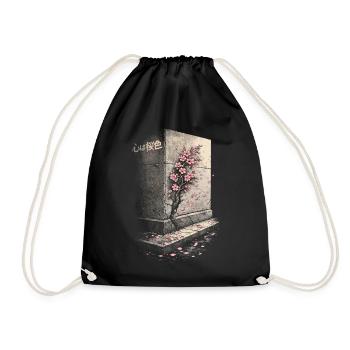 Cherry Blossom Sakura Cherry Blossom - Drawstring Bag - black - Front