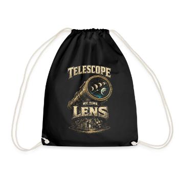 Astronome astronomique Telescope My Time Lens - Sac de sport léger - noir - Devant