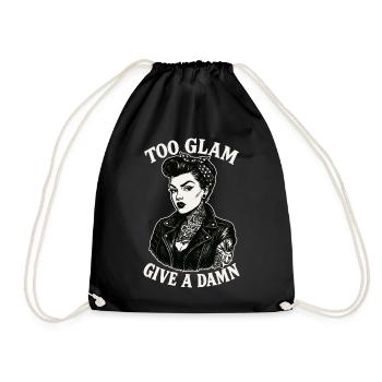 Pin-Up Girl : Trop glamour pour se soucier d’un motard - Sac de sport léger - noir - Devant