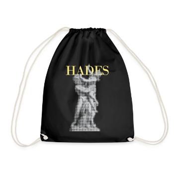 Hades-Halbton-Statue - Turnbeutel - Schwarz - Vorne
