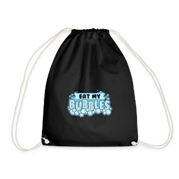 Eat My Bubbles – Humor Für Seifenmacher - Turnbeutel - Schwarz - Vorne