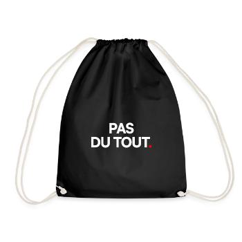 Pas du tout - Sac de sport léger - noir - Devant