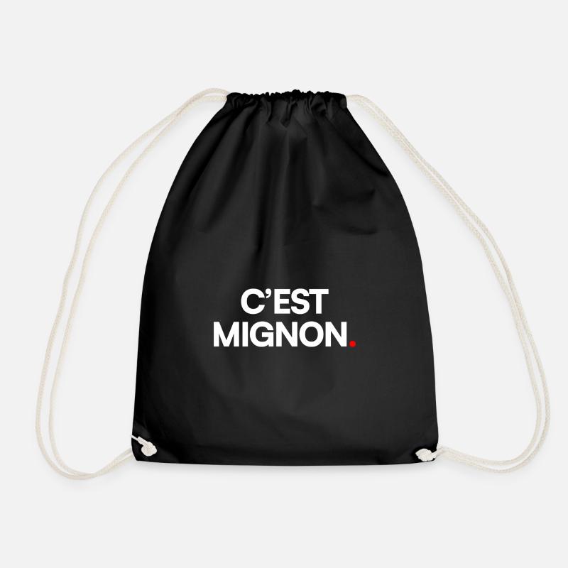 C’est mignon - Sac de sport léger - noir