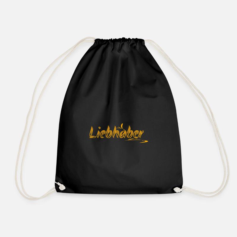Geschenkidee Liebhaber - Turnbeutel - Schwarz