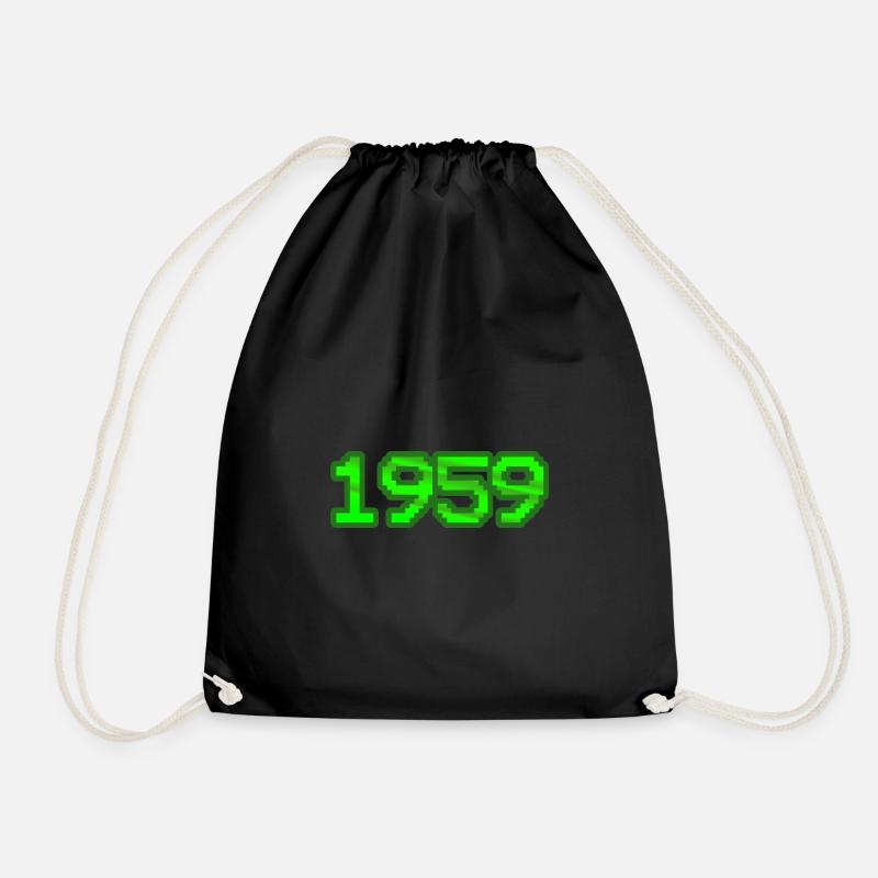1959 - Drawstring Bag - black