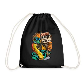 Cool Snake - Drawstring Bag - black - Front