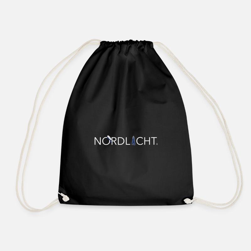 Nordlicht - Turnbeutel - Schwarz