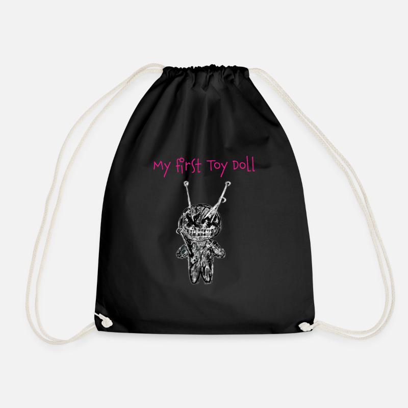 Cute Voodoo-Doll - Turnbeutel - Schwarz