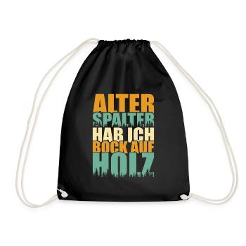 BOIS DE CHAINE SCIE EN BOIS FOREST FÖRSTER PROFESSION - Sac de sport léger - noir - Devant