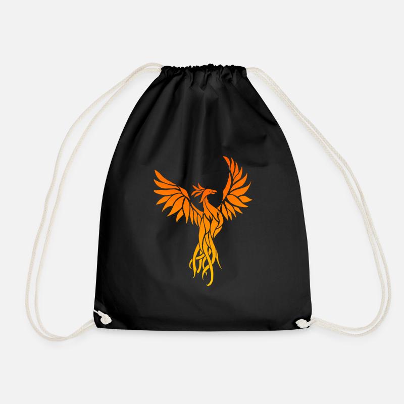 phoenix_2 - Turnbeutel - Schwarz