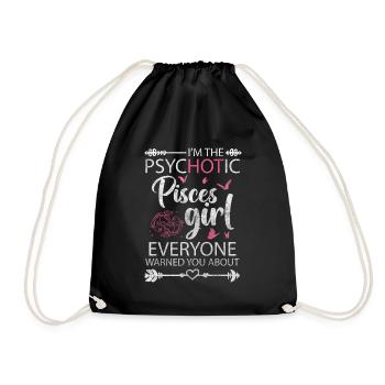 Caractéristiques de naissance de l’astrologie du zodiaque - Sac de sport léger - noir - Devant
