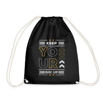 Alcohol Bar Party Party Drink - Drawstring Bag - black - Front