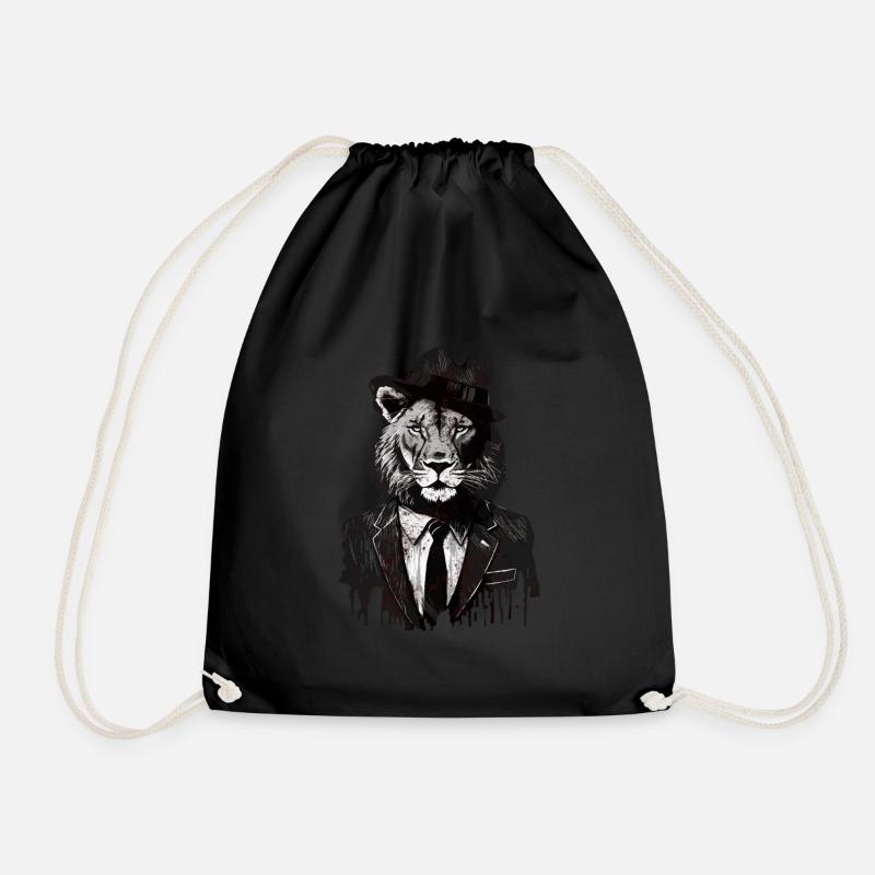 Lion Gangster - Sac de sport léger - noir