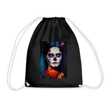 Dia de los muertos, Day of death - Drawstring Bag - black - Front