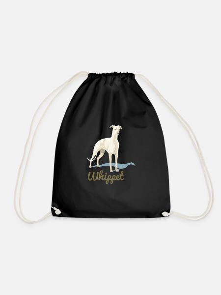 Whippet - Turnbeutel - Schwarz