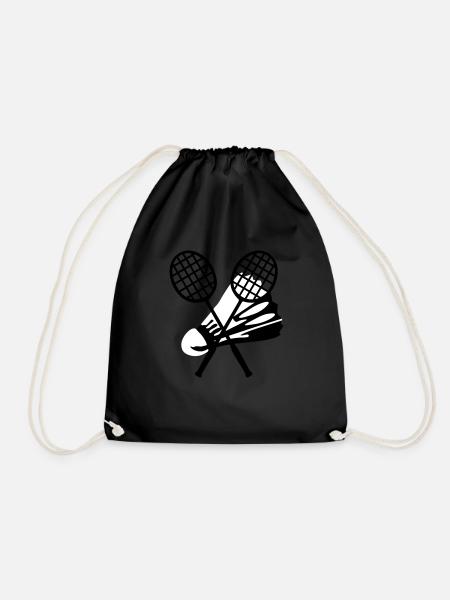 Badminton - Drawstring Bag - black