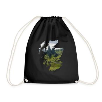 Écosse, île de Skye - Sac de sport léger - noir - Devant