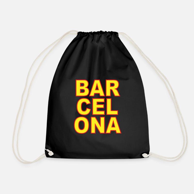 Barcelona - Turnbeutel - Schwarz