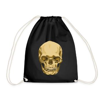 Skull - Turnbeutel - Schwarz - Vorne