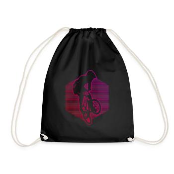 BMX vélo cyclisme femmes bmx hommes vélo - Sac de sport léger - noir - Devant