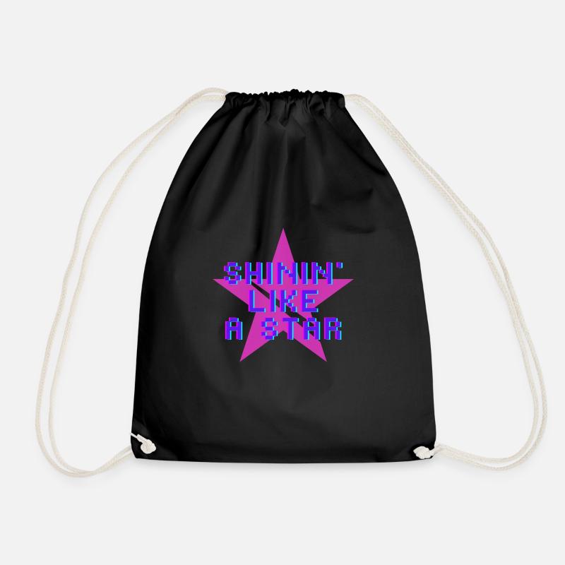 Shinin' like a star - Turnbeutel - Schwarz