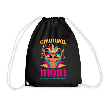 Carnival Mom Like A Regular Mom But Cooler Circus - Turnbeutel - Schwarz - Vorne