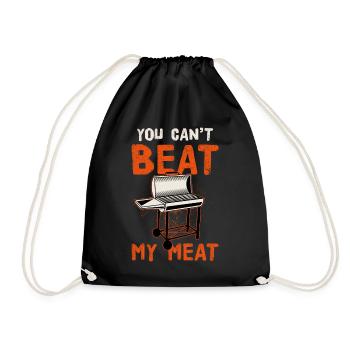 BBQ You Can’t Beat My Meat Grilling Smoke Barbecue - Sac de sport léger - noir - Devant