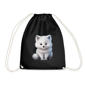 Renard arctique Renard animal animal Nature Renard - Sac de sport léger - noir - Devant