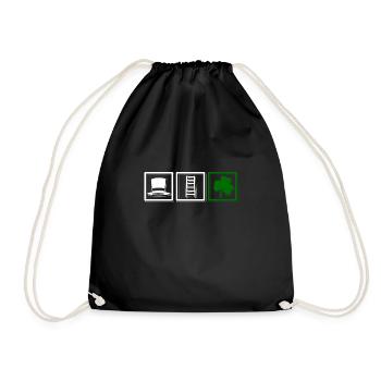 Chimney Sweep Shirt Chimney Sweep Gift - Drawstring Bag - black - Front