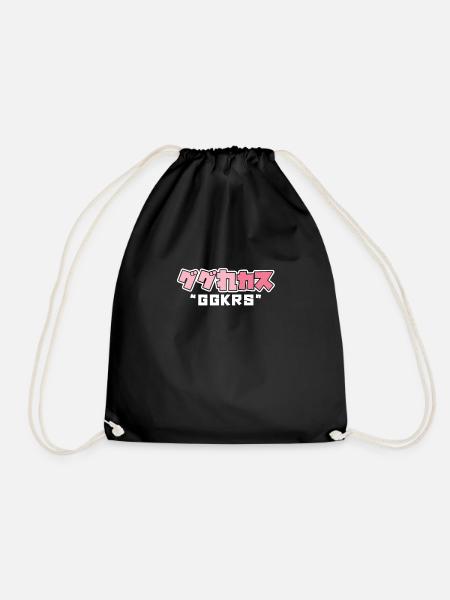 GGRKS Asking Japanese Internet Translation Funny - Drawstring Bag - black