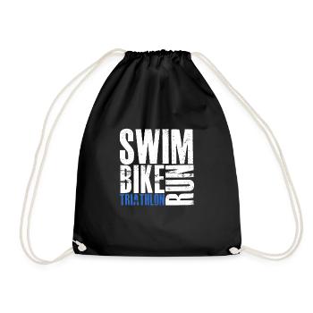 T-shirt Triathlon Swim Bike Run - Sac de sport léger - noir - Devant