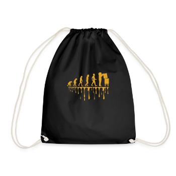 Evolution apiculteur cadeau chemise apiculteur - Sac de sport léger - noir - Devant