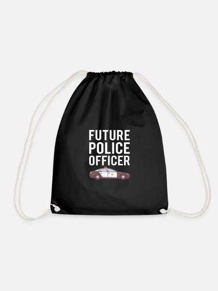 Police : Future Police Officer - Turnbeutel - Schwarz